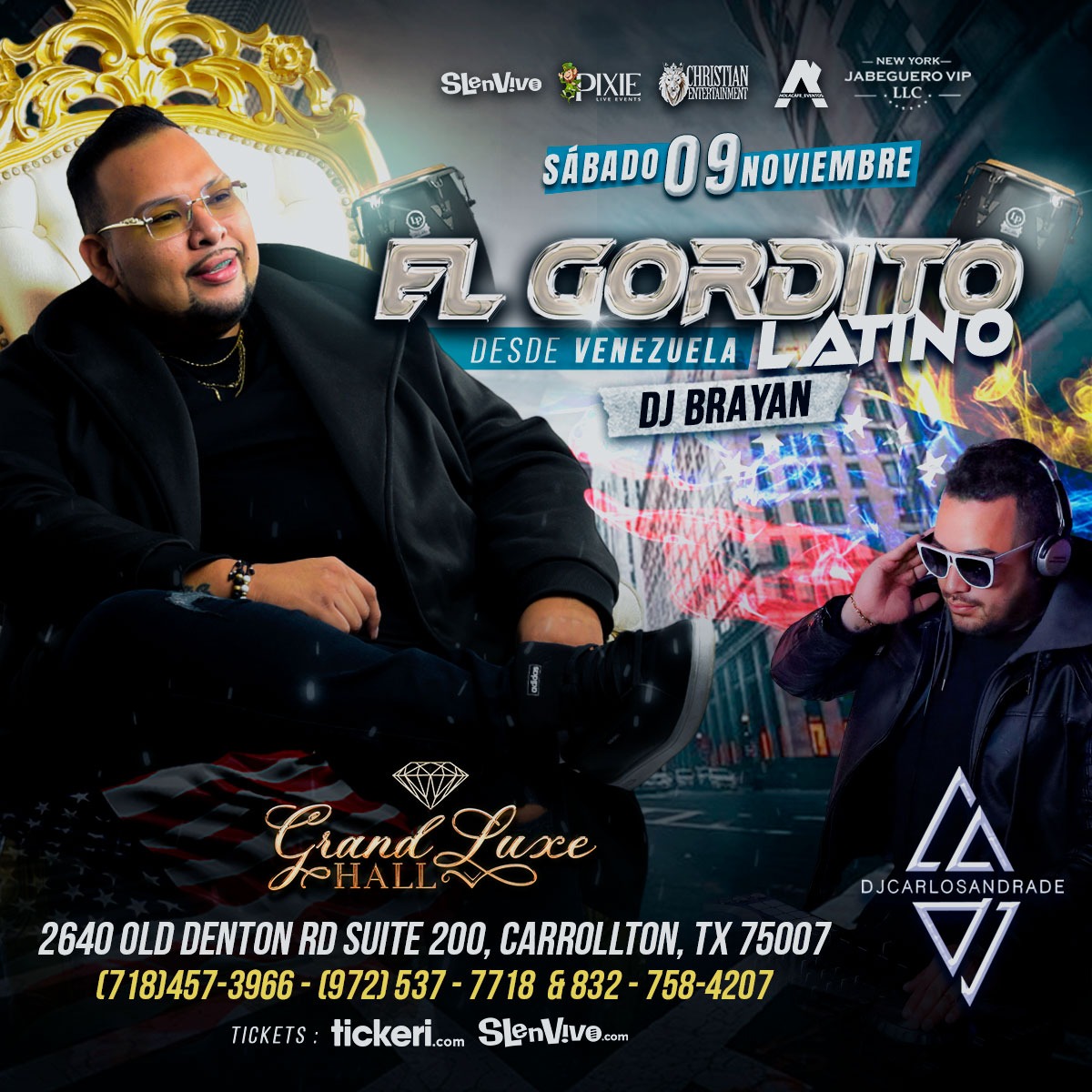 DJ GORDITO LATINO EN DALLAS, TX